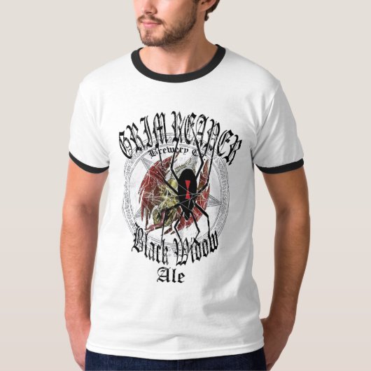 BLACK-WIDOW-ALE T-SHIRT (Voorkant)