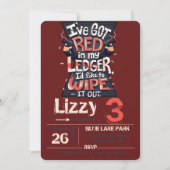 Black Widow invitation card (Devant)