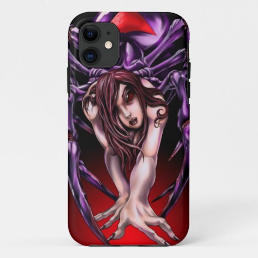 Black Widow iPhone 5 Hoesje (Achterkant)