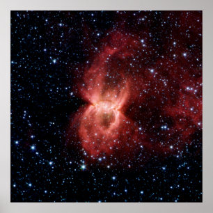 Black Widow Nebula Poster