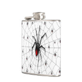 Black Widow Spider and Babies - Heupfles (Links)