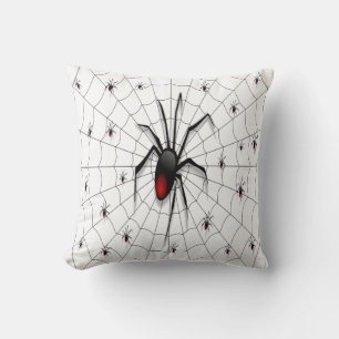 Black Widow Spider and Babies - Kussen