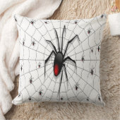 Black Widow Spider and Babies - Kussen (Deken)