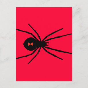 Black Widow Spider Briefkaart