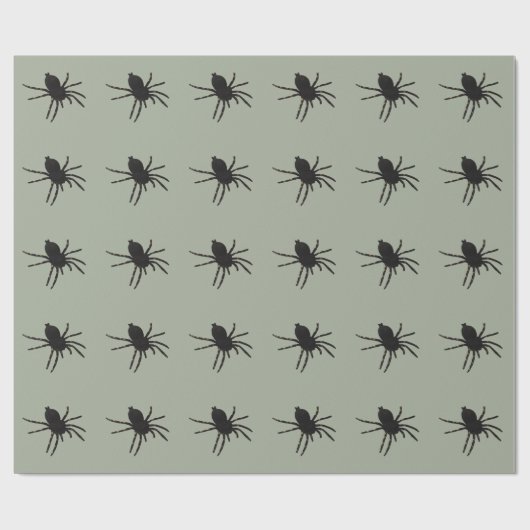 Black Widow Spider Cadeaupapier (Vlak)