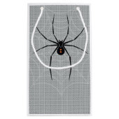 Black Widow Spider Gift Bag Klein Cadeauzakje (Achterkant)