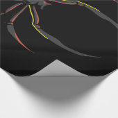 Black Widow Spider Gift | Spider Lovers Cadeaupapier (Hoek)