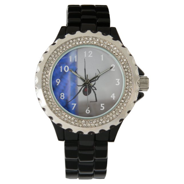 Black Widow Spider Horloge (Voorkant)