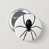 Black WIdow Spider Ronde Button 5,7 Cm (Voorkant /achterkant)