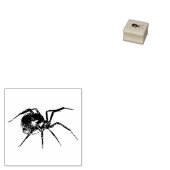 Black Widow Spider Rubberstempel (Gestempeld)