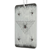 Black Widow Spider Web Halloween Gothic Luchtverfrisser (Links)