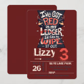 Black Widow uitnodigingskaart  Kaart (Voorkant / Achterkant)