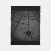 Black Widow Web Fleece Deken (Voorkant)