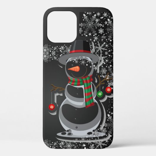 Black Winter iPhone Case (Achterkant)