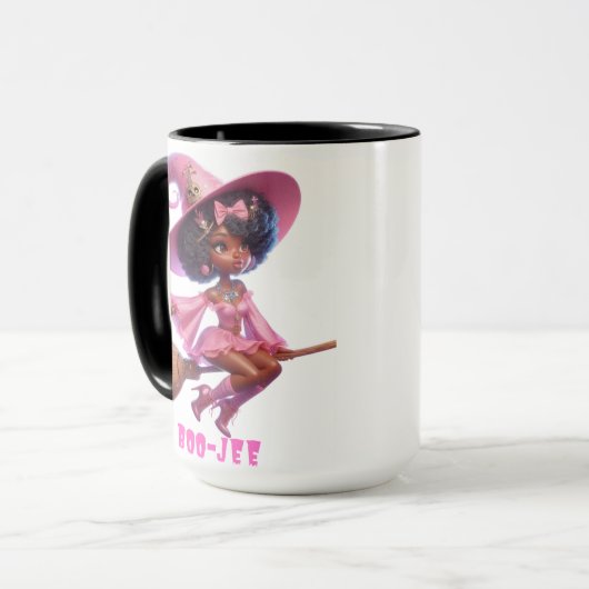 Black Witch café 15 oz Mug (Devant gauche)