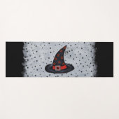 Black Witch Pet Silver Buckle Spider Black Stars Yogamat (Voorkant (horizontaal))