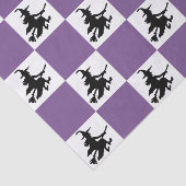 Black Witches Checkered Tissuepapier (Detail)