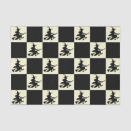 Black Witches Checkered Tissuepapier