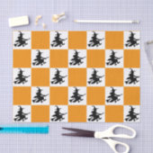 Black Witches Checkered Tissuepapier (Craft)