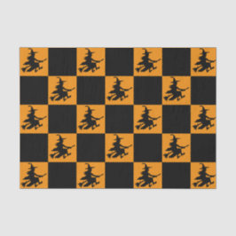 Black Witches Checkered Tissuepapier