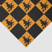 Black Witches Checkered Tissuepapier (Detail)