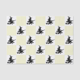 Black Witches Checkered Tissuepapier