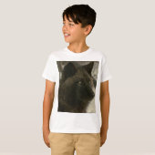 Black Wolf Dog T-shirt (Voorkant volledig)