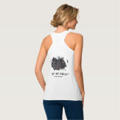 Black Wolf Eyes Tanktop (Volledige Achterkant)