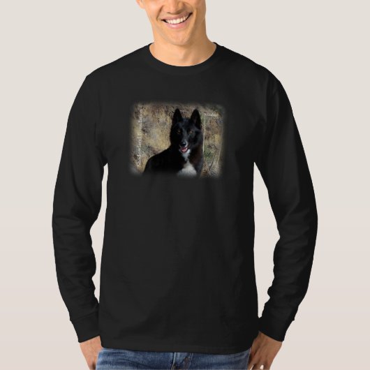 Black Wolf Hanes Nano Long Sleeve T-Shirt (Voorkant)