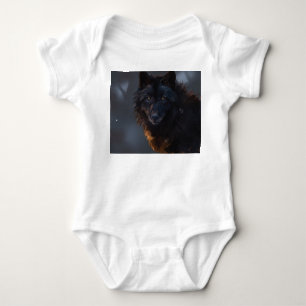 Black Wolf Romper