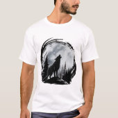 Black Wolf T-shirt (Voorkant)