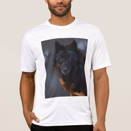 Black Wolf T-shirt (Voorkant)