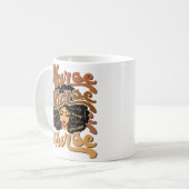 Black Woman Afro Nurse African American Nurse Koffiemok (Voorkant links)