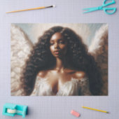 Black Woman Angel Angelcore Tissuepapier (Craft)