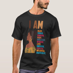 Black Woman Black History Maand African American H T-shirt