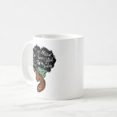 Black Woman Diva Queen Mug (Devant gauche)