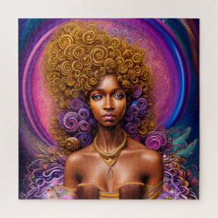 Black Woman Melanin Queen Brown Skin Sista Women Legpuzzel