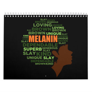 Black woman melanin sista brown skin girls kalender