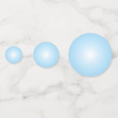 Black Woman Popping Blue Bubblegum Confetti (Achterkanten)