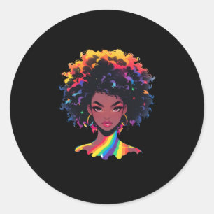 Black Woman Pride Maand Sticker 1