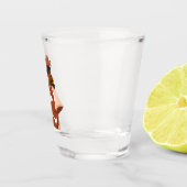 Black Woman, White Bikini, Beach Ready Shot Glas (Rechts)