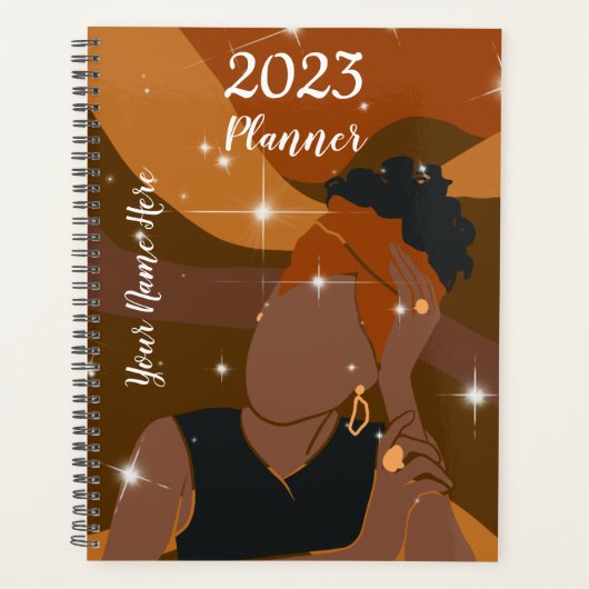 Black Women Magic Planner pour les femmes noires (Devant)