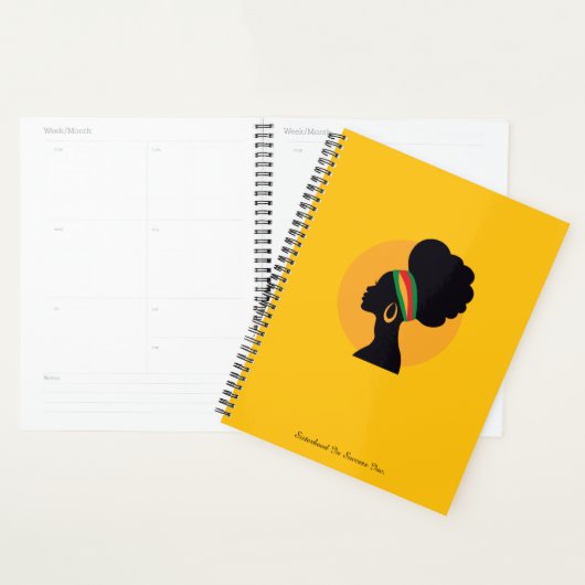 Black Women Reflecting Planner (Display)