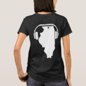 Black Women's T-Shirt (Achterkant)