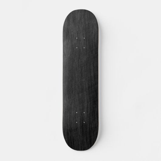 Black Wood Texture Skateboard (Voorkant)