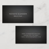 Black Wood Zen Visitekaartje (Voorkant / Achterkant)