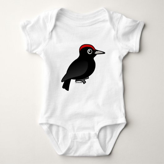 Black Woodpecker Romper (Voorkant)