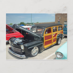 Black Woody Briefkaart