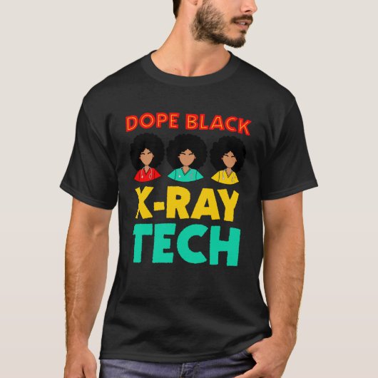 Black XRay Tech Week Melanated Black History Xray  T-shirt (Voorkant)