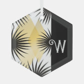Black Yellow Design Ornament (Voorkant)
